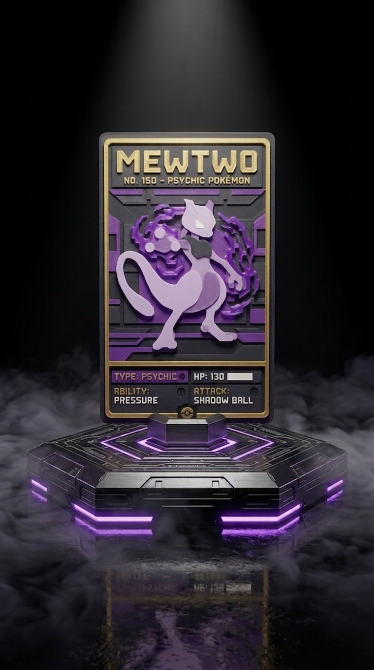 Mewtwo Collector Card